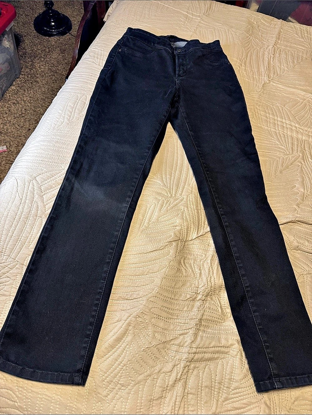 NYDJ Legging Black Jeans Size 2